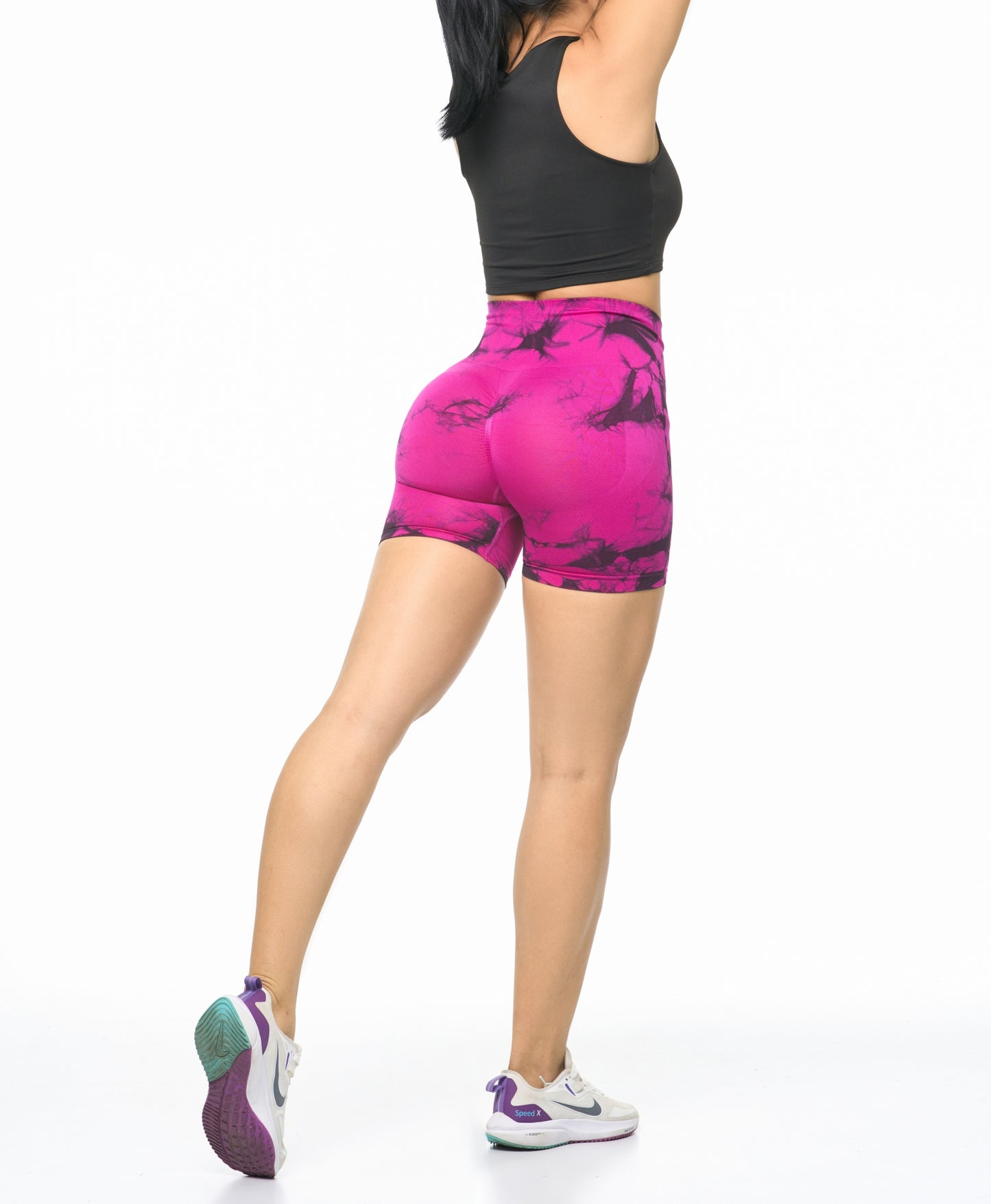 Short Deportivo Ref Fucsia-Negro 13FN